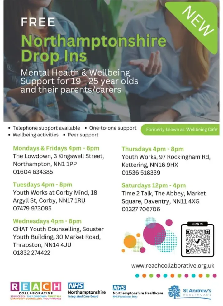Drop-Ins for 19-25yo's Poster