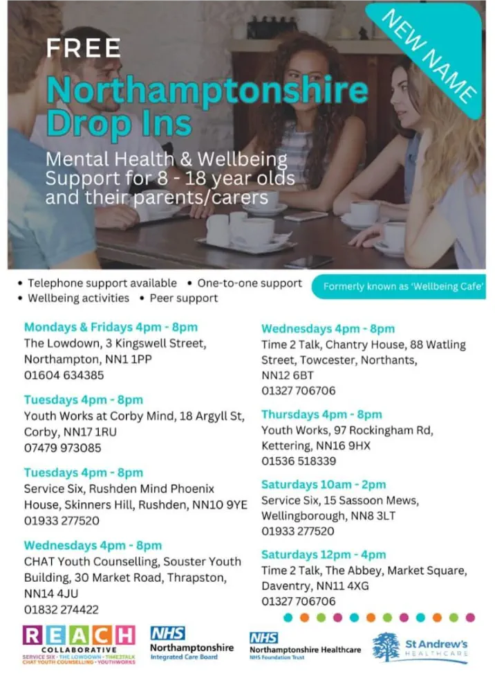 Drop-Ins for 8-18's Poster
